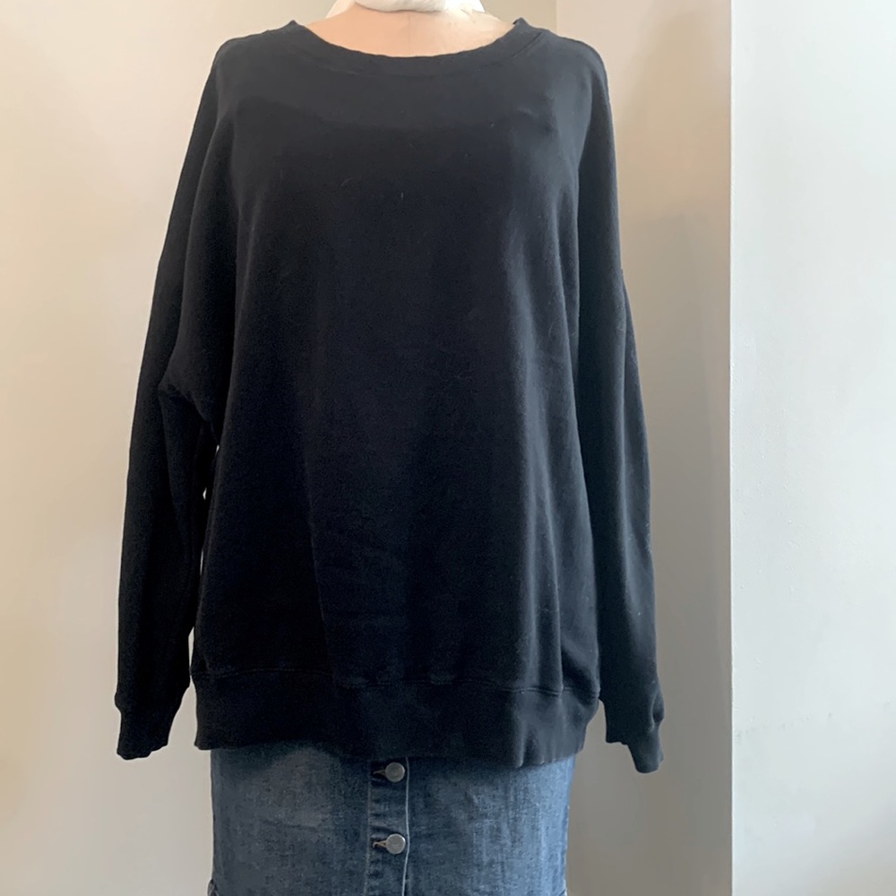 2 for $15 bundle Hurley black cold shoulder sweatshirt with back box pleat